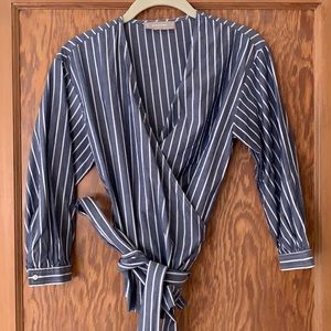 Everlane Striped Poplin Top